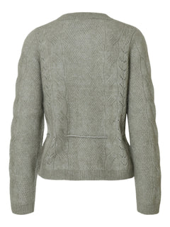 Vera Ls Knit Belt Cardigan Ex - Vetiver