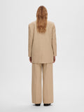 Britt LS Oversize Blazer - Cornstalk Melange