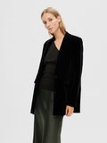 Lura Lurex One Shoulder Knit Top - Black Lurex