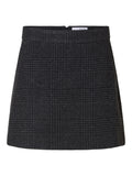 Bex Hw Mini Skirt - Dark Grey Check