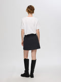 Bex Hw Mini Skirt - Dark Grey Check