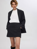 Bex Hw Mini Skirt - Dark Grey Check