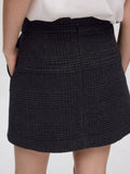 Bex Hw Mini Skirt - Dark Grey Check