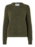 Sia Ras Ls Knit O-Neck - Kalamata