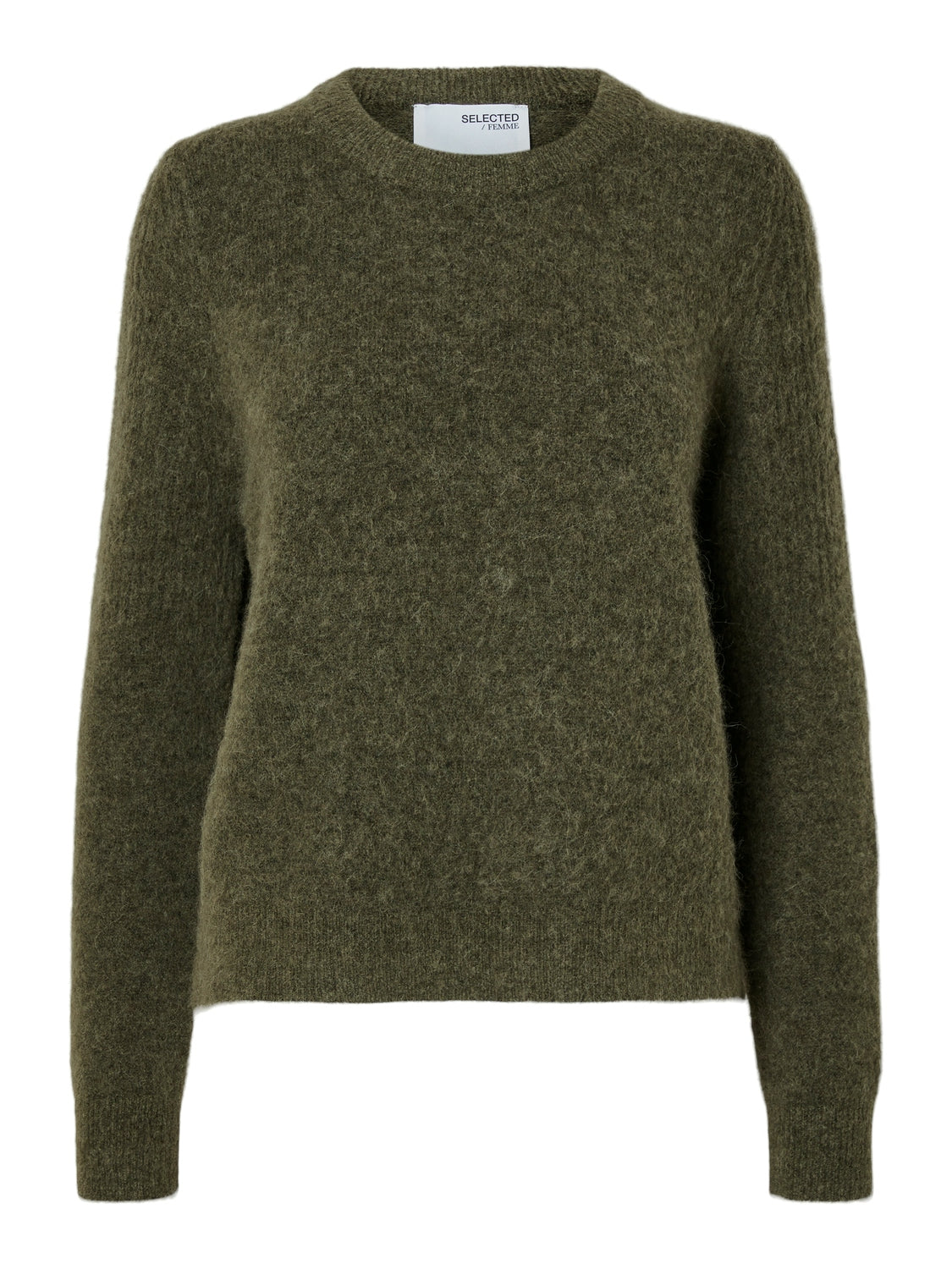 Sia Ras Ls Knit O-Neck - Kalamata