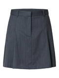 Fenia Hw Mini Skirt - Steel Gray