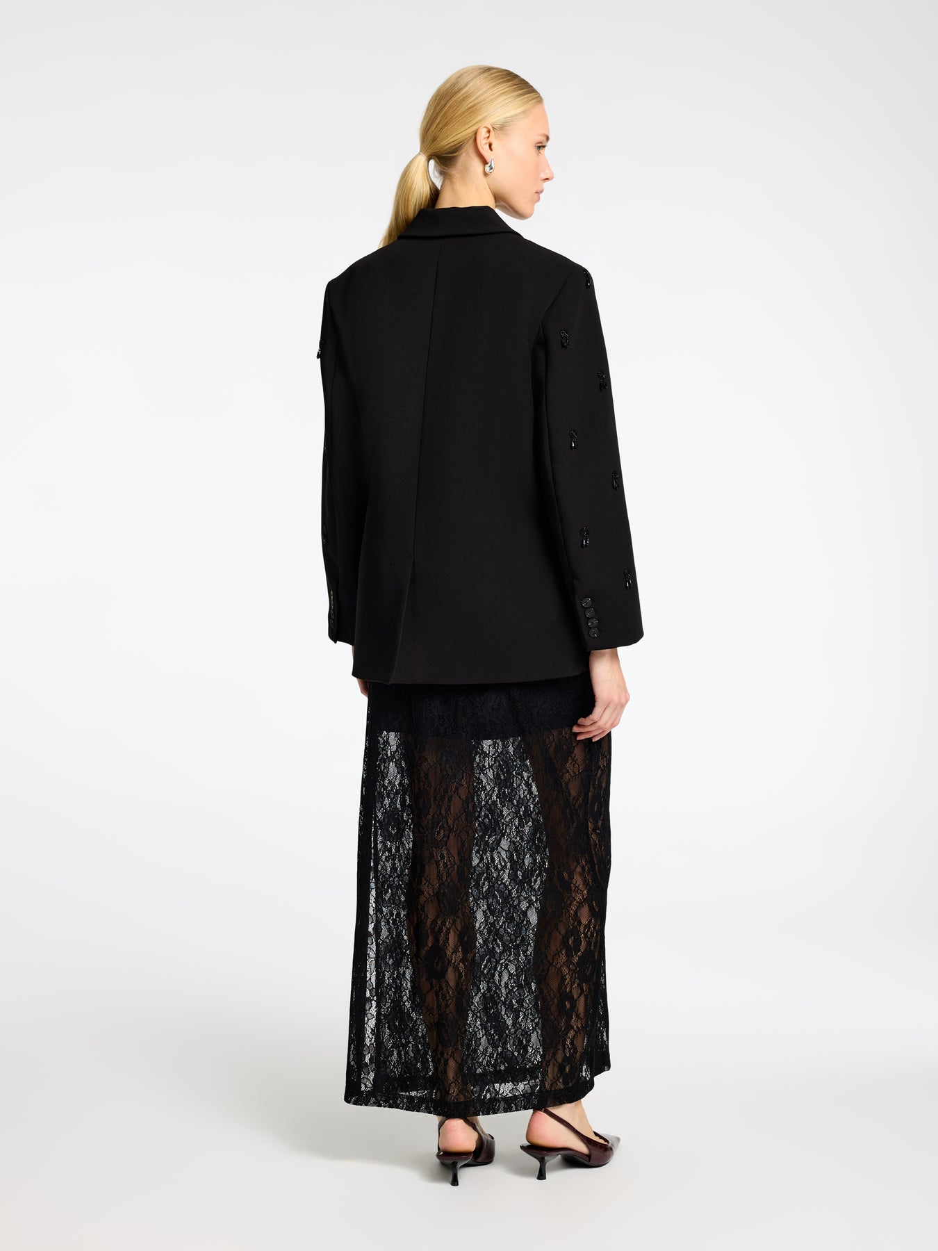Aje Ls Relaxed Blazer - Svart