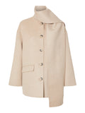 Pam Handmade Scarf Jacket - Sandshell