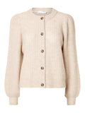 Lulu Ls Structure Knit Cardigan - Birch Melange
