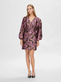 Paula LS Short Dress - Pink Lavender