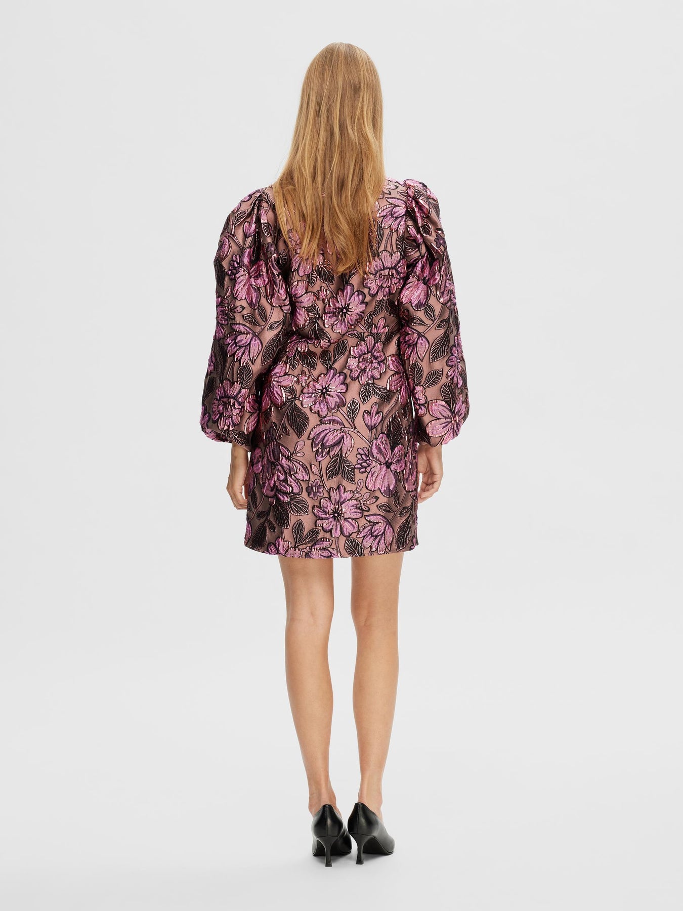 Paula LS Short Dress - Pink Lavender