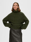 Gabella LS Knit High-Neck W - Duffel Bag Melange
