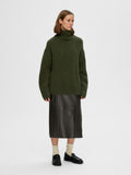 Gabella LS Knit High-Neck W - Duffel Bag Melange