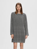 Kimmie Ls Glitter Dress - Silver