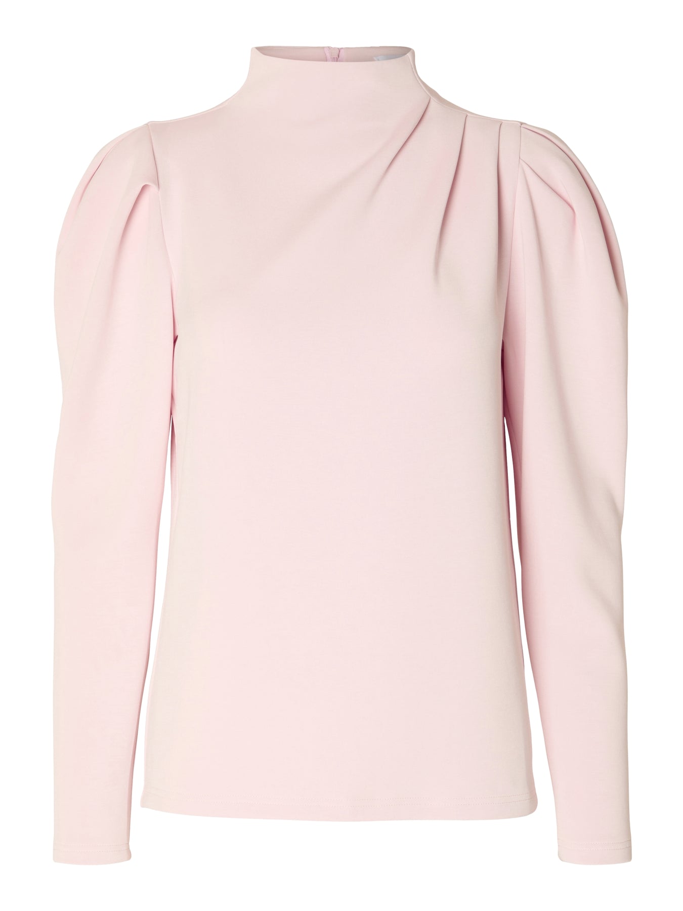 Fenja LS T-Neck Top - Cradle Pink