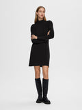 Fenja Ls Short Dress - Black