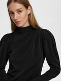 Fenja Ls Short Dress - Black