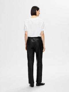 Annemai Mw Leather Pant - Black