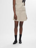 Emili Hw Knit Skirt - Dove Birch