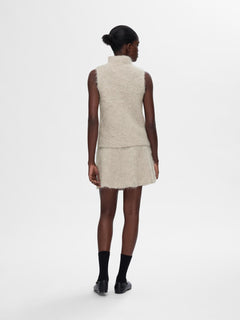 Emili Hw Knit Skirt - Dove Birch