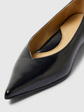 Isla Leather Pump - Svart