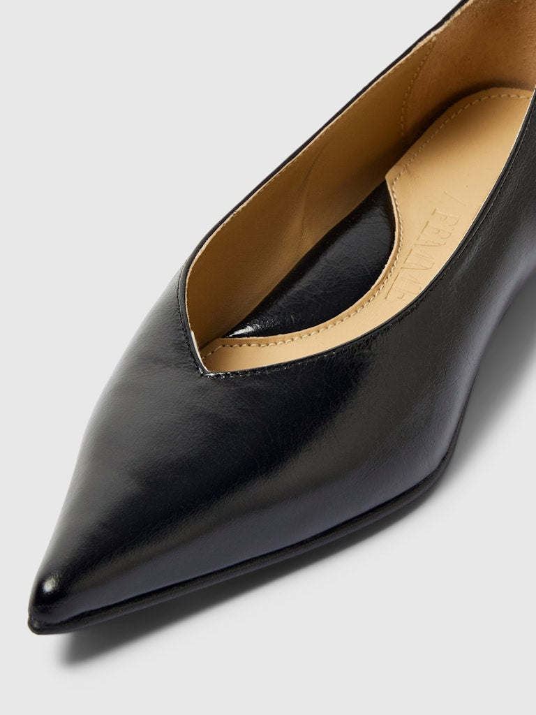 Isla Leather Pump - Svart