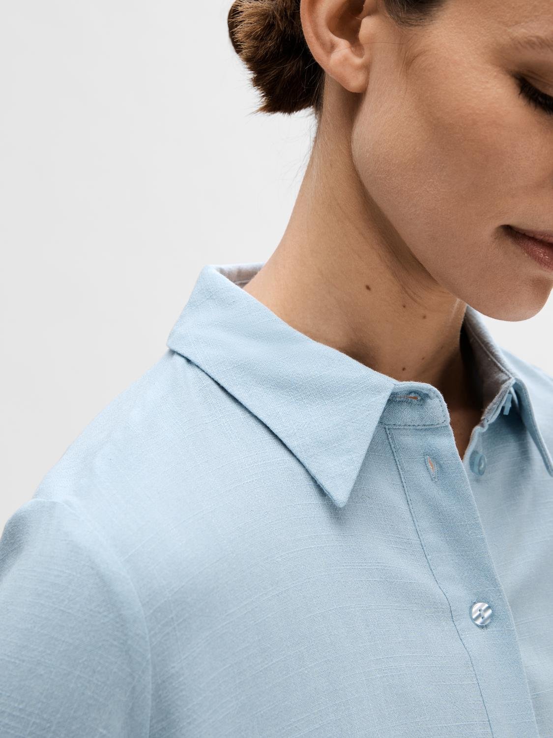 Viva LS Skjorta - Cashmere Blue