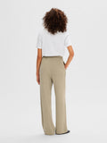 Viva-Gulia Hw Long Linen Pant - Greige