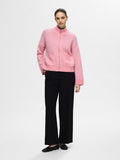 Sia Ras Ls Knit Zipper Kofta - Peony Melange