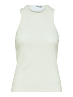 Anna O-Neck Tank Top - Snow White