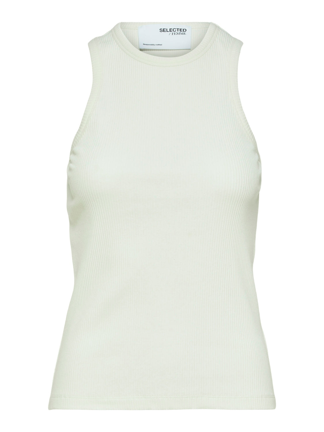 Anna O-Neck Tank Top - Snow White