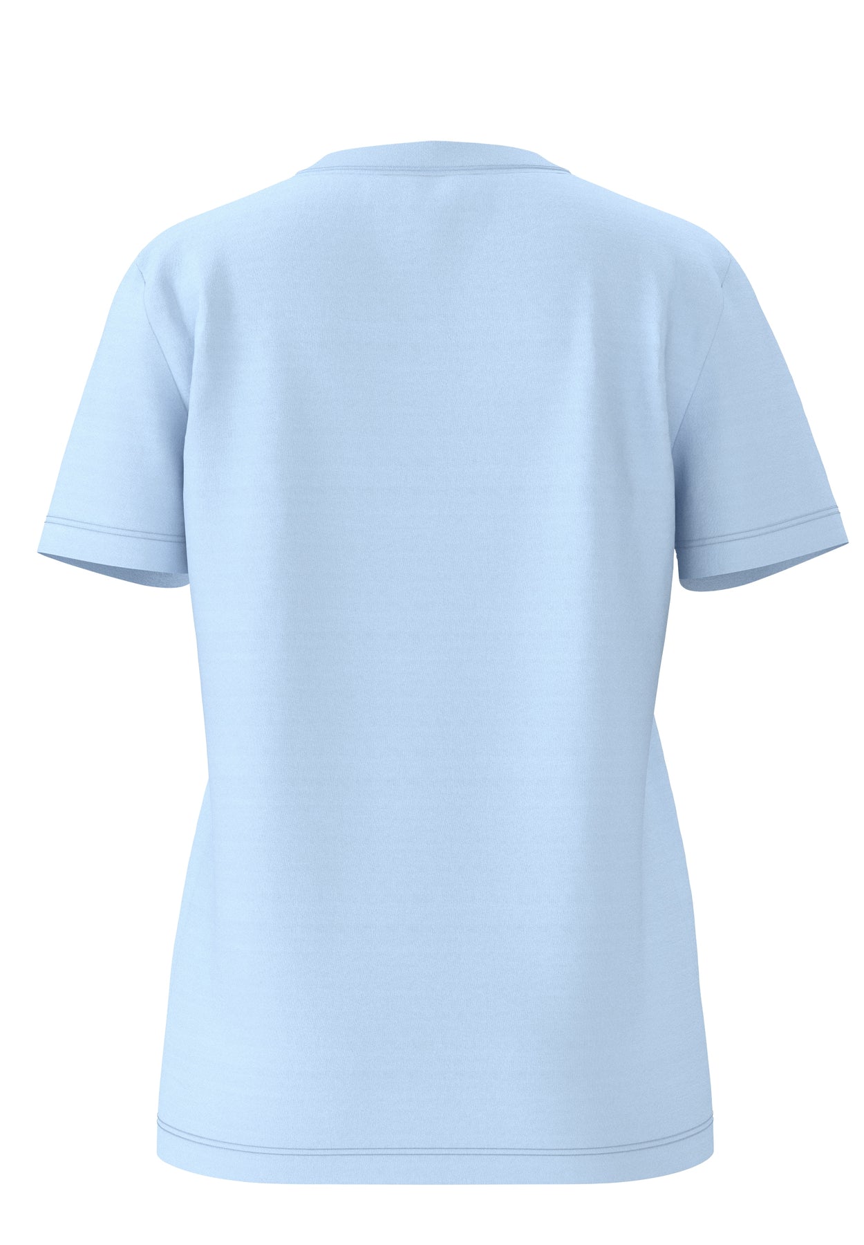 Myessential Ss O-Neck Tee - Cashmere Blue