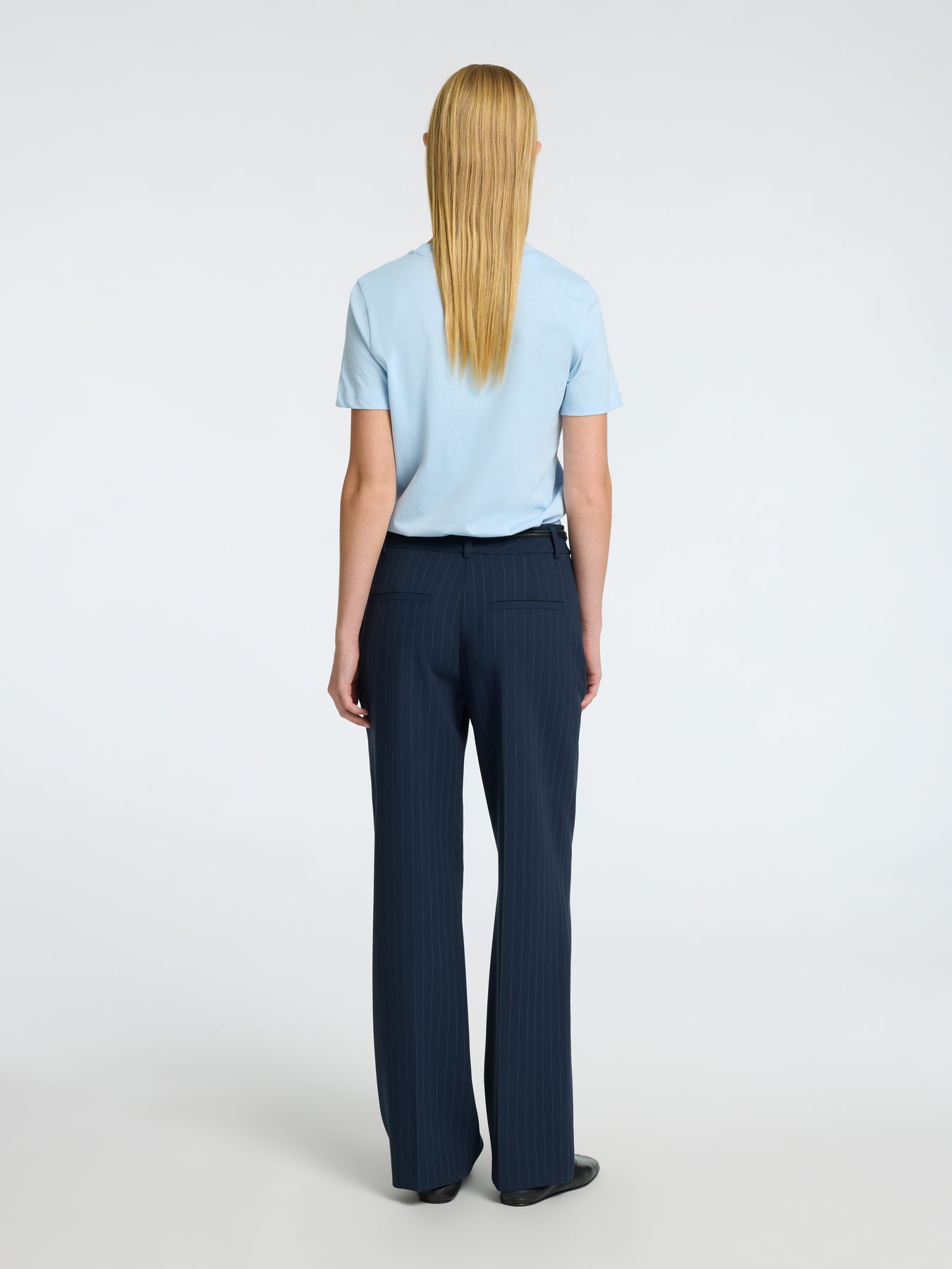 Myessential Ss O-Neck Tee - Cashmere Blue