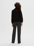 Tatiana L/S Embr Shirt - Black