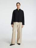 Linnie Ls Linen Shirt Noos - Black