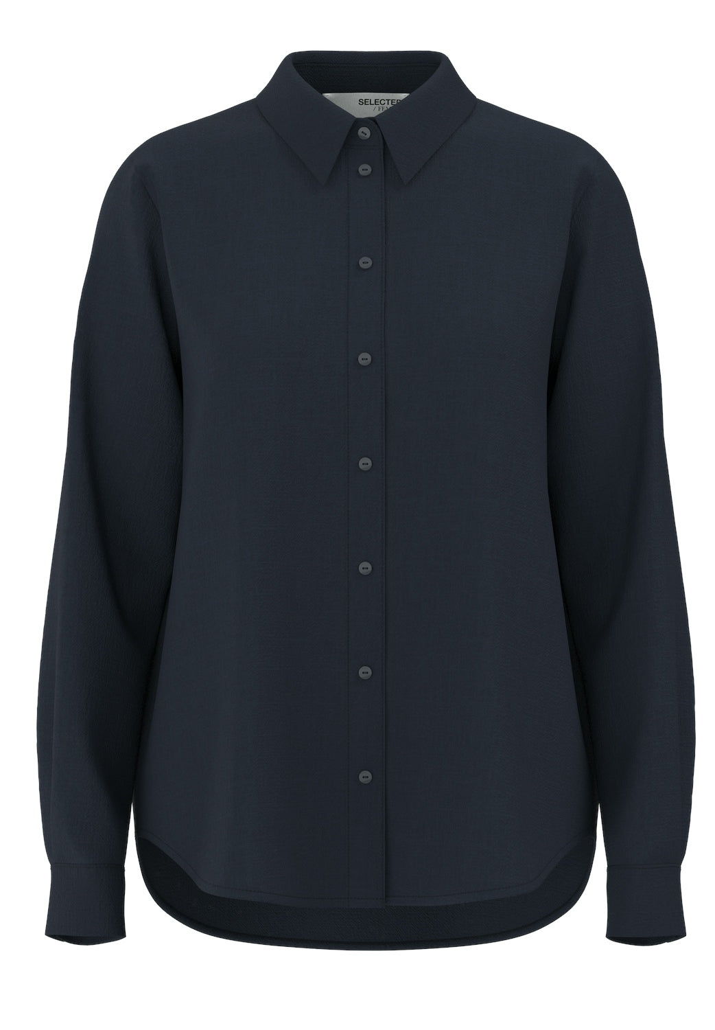 Selected Femme Viva Ls Sun Shirt - Dark Sapphire