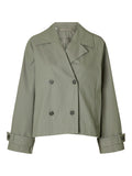 Cilo Short Trenchcoat - Vetiver