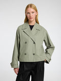 Cilo Short Trenchcoat - Vetiver