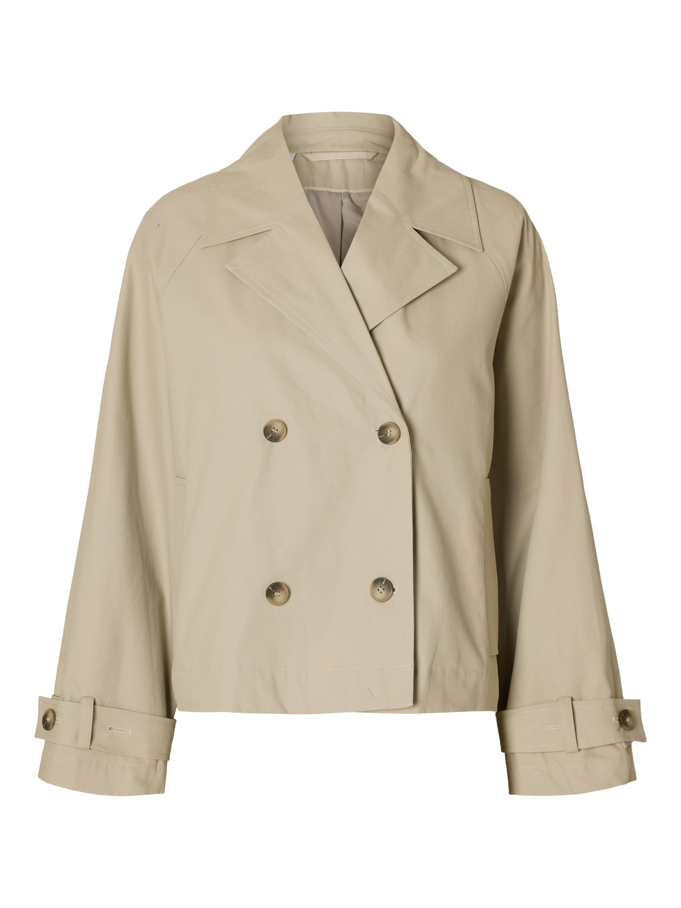 Cilo Short Trenchcoat - Island Fossil