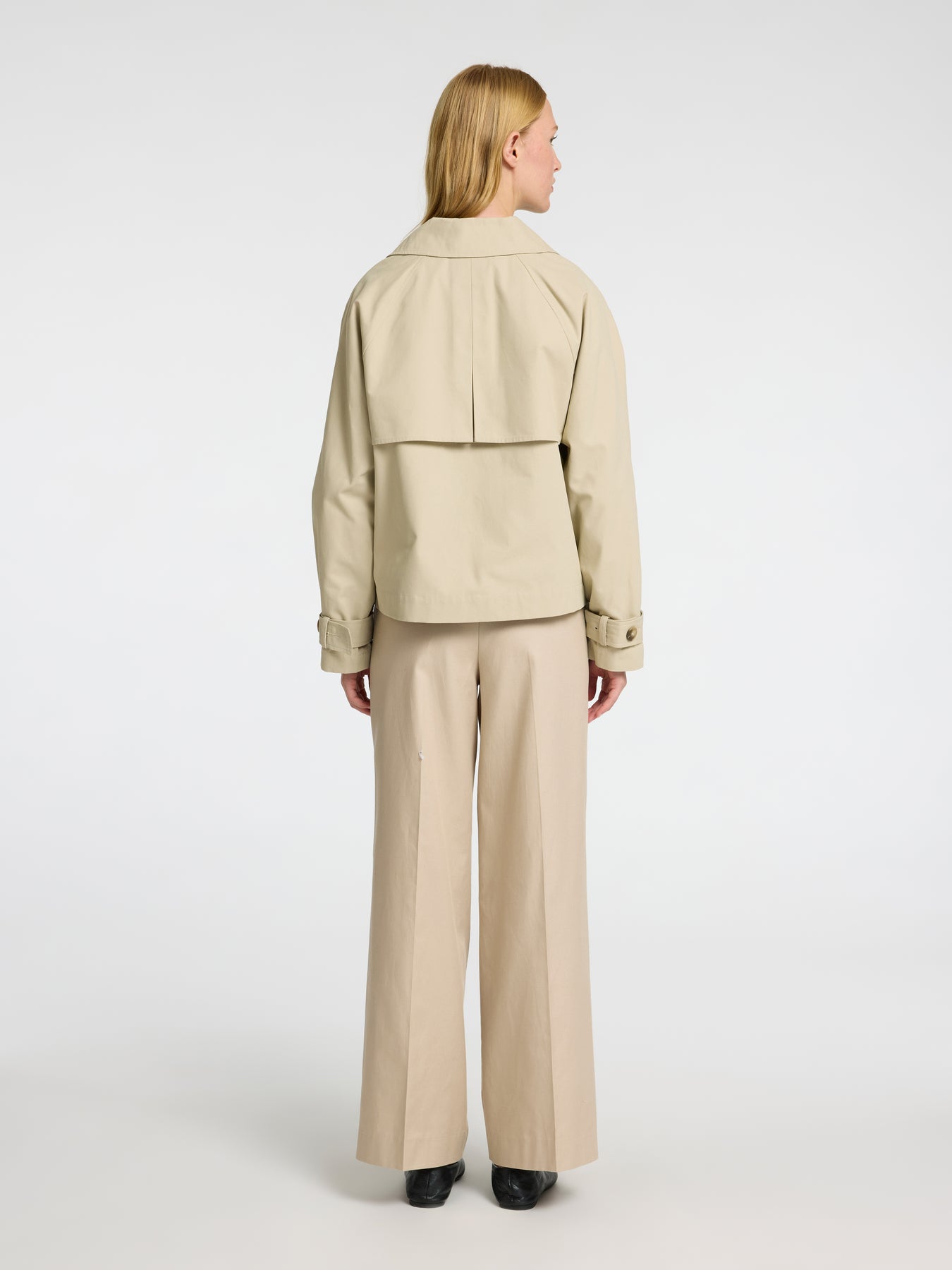 Cilo Short Trenchcoat - Island Fossil