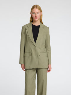 Tania-Rita Ls Relaxed Blazer - Vetiver