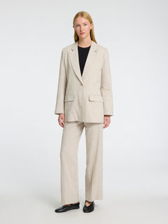 Tania-Rita Ls Relaxed Blazer - Nomad Melange