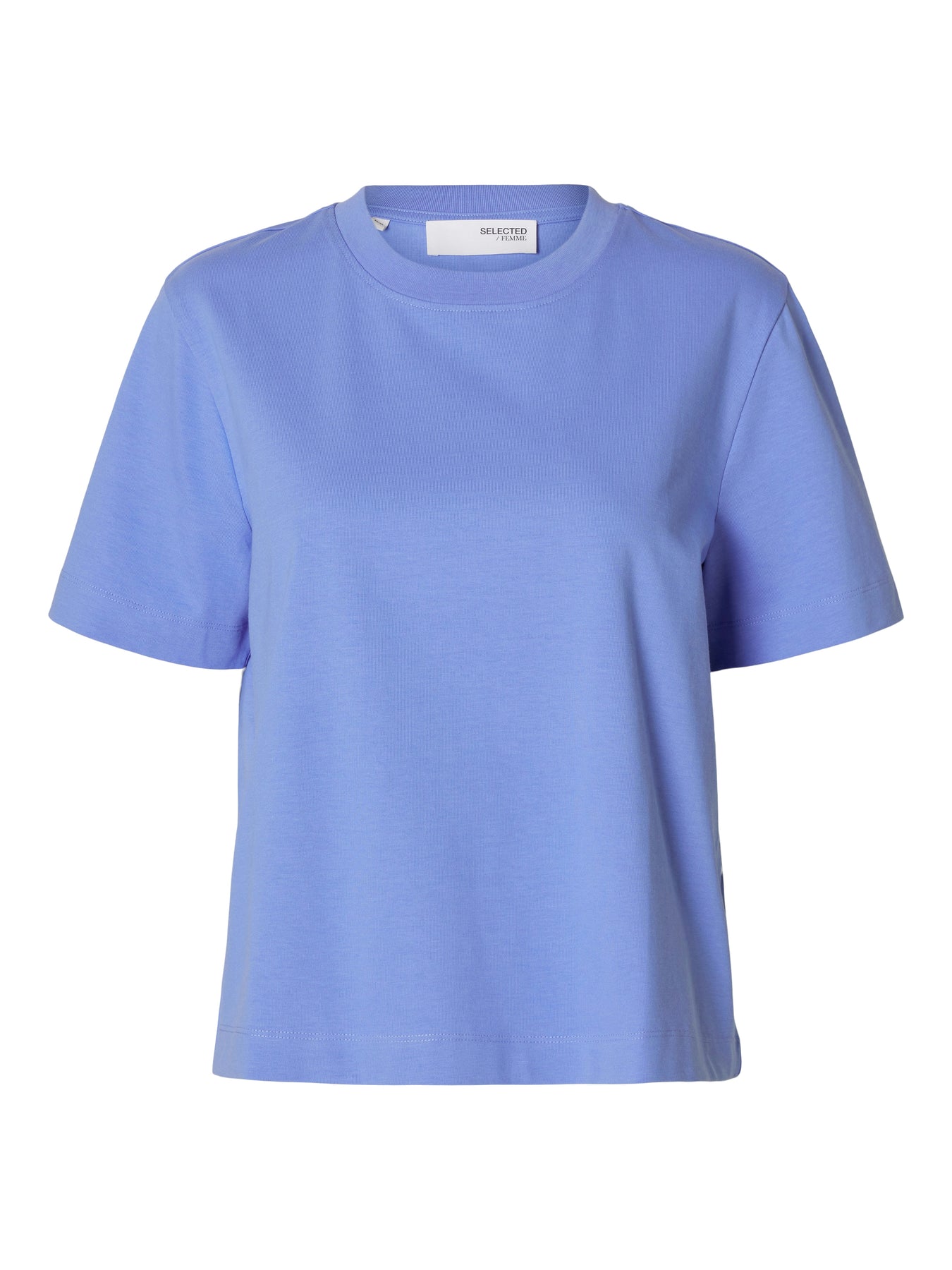 Essential Ss Boxy Tee - Cornflower Blue
