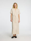 Selected Femme Viva-Damina SS Ankle Dress - Sandshell