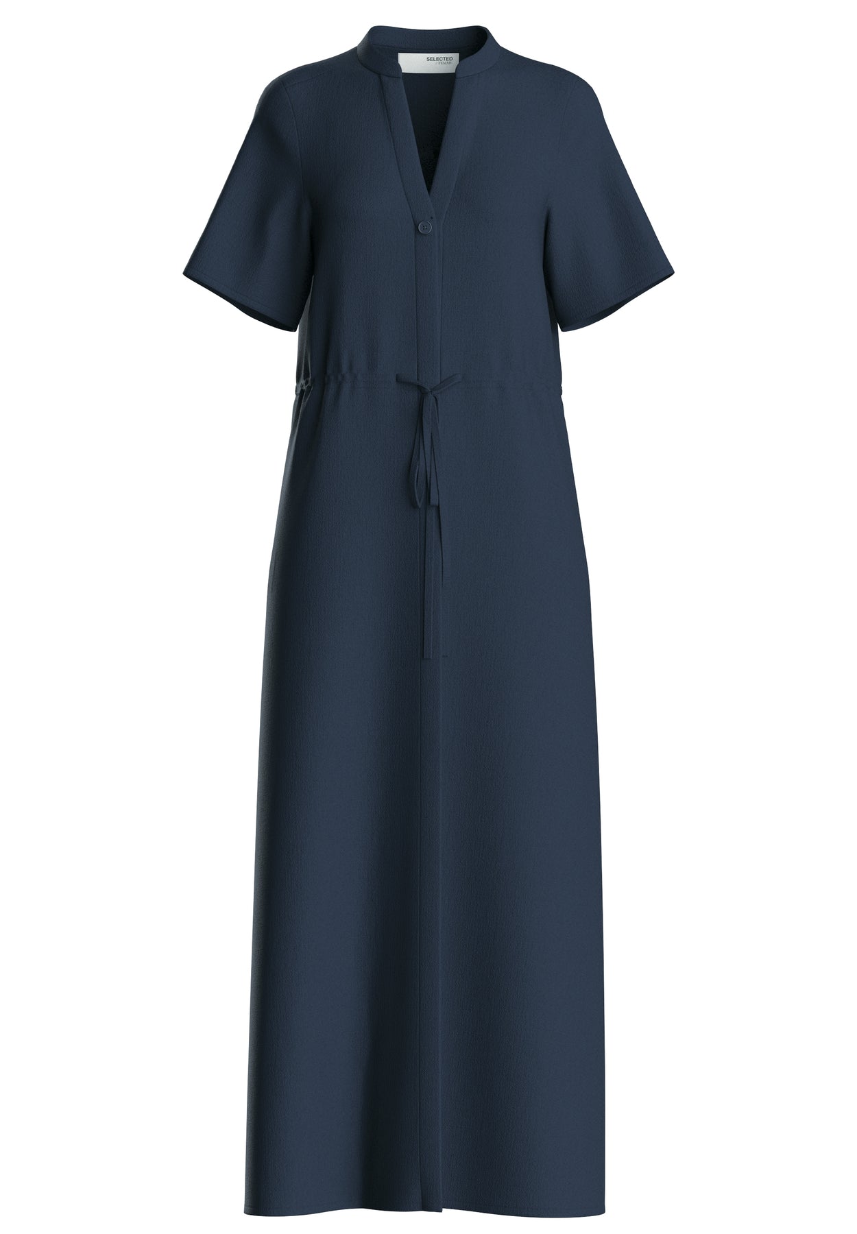 Viva-Damina Ss Ankle Dress Noos - Dark Sapphire