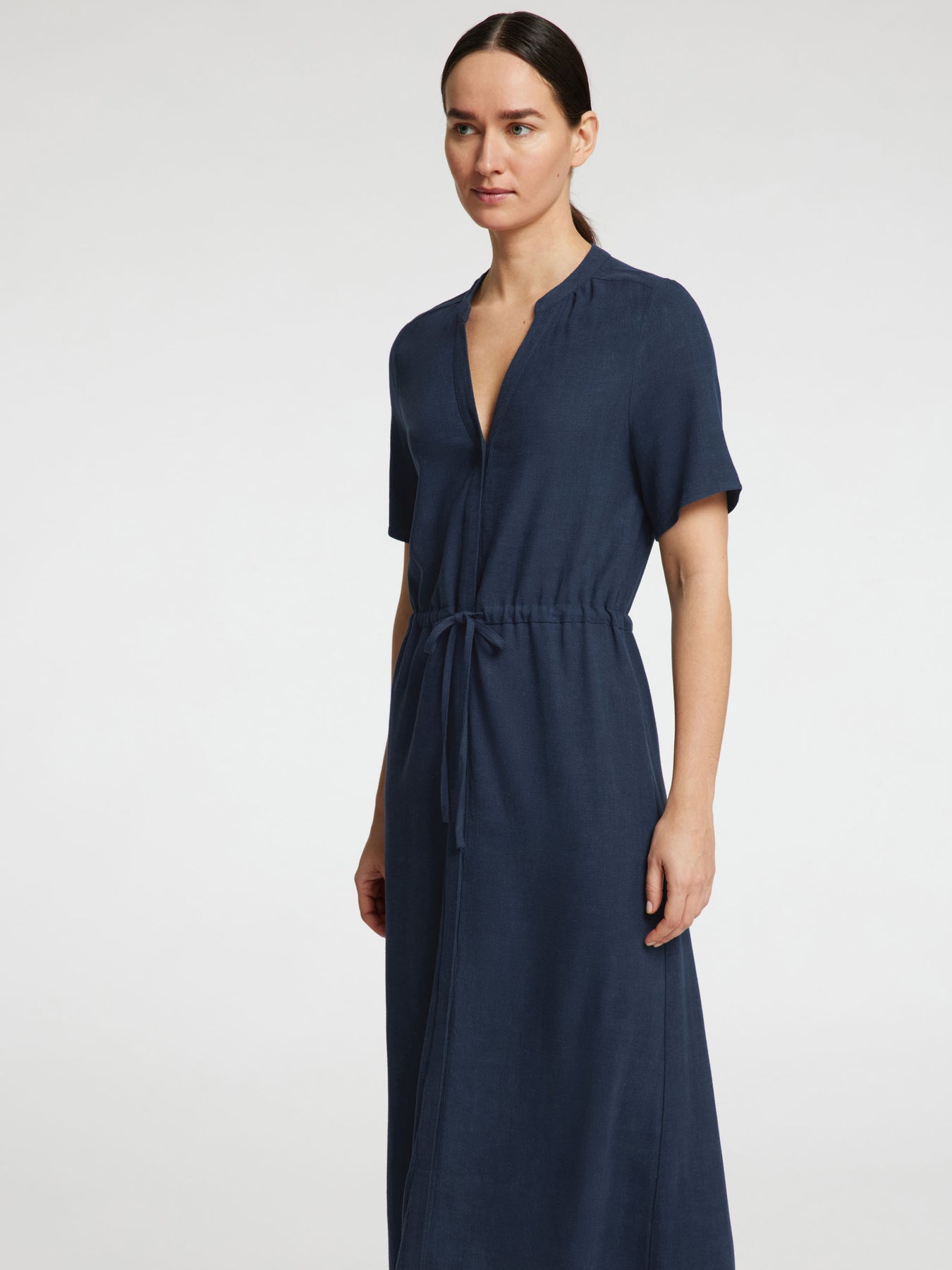 Viva-Damina Ss Ankle Dress Noos - Dark Sapphire