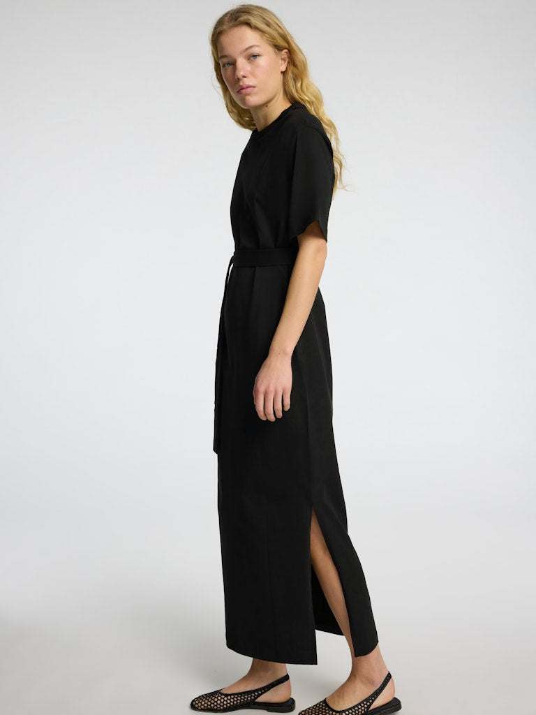 Essential Ss Pocket Ankle Dress Noos - Svart