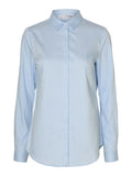 Romie Ls Fitted Shirt - Ljusblå