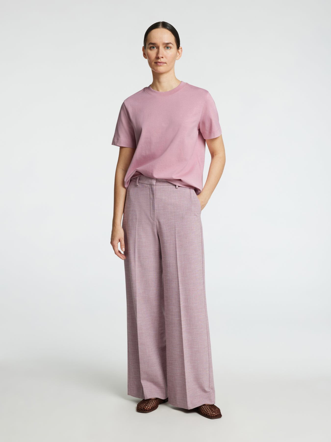 Essential SS Boxy Tee Noos - Bleached Mauve