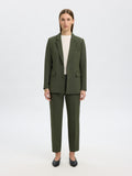 Selected Femme Rita Ls Classic Blazer - Deep Depths Melange